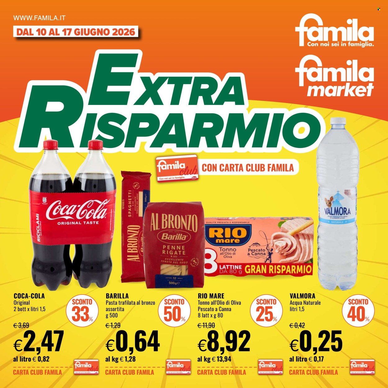 Leták Famila - 10.6.2026 - 17.6.2026. Strana 1