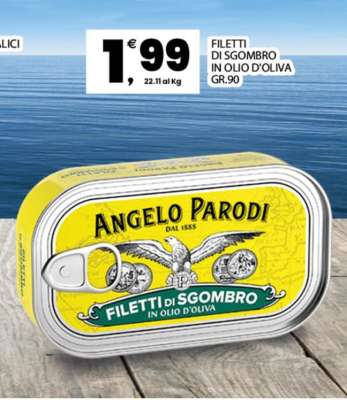 FILETTI DI SGOMBRO IN OLIO D'OLIVA