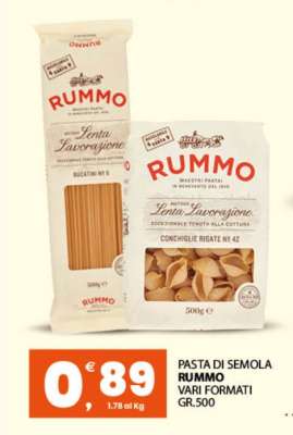 PASTA DI SEMOLA RUMMO