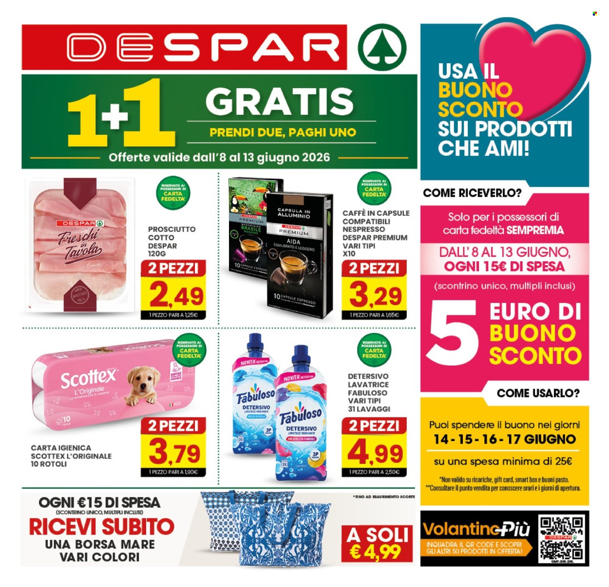 Volantino Despar - 8/6/2026 - 13/6/2026. Pagina 1
