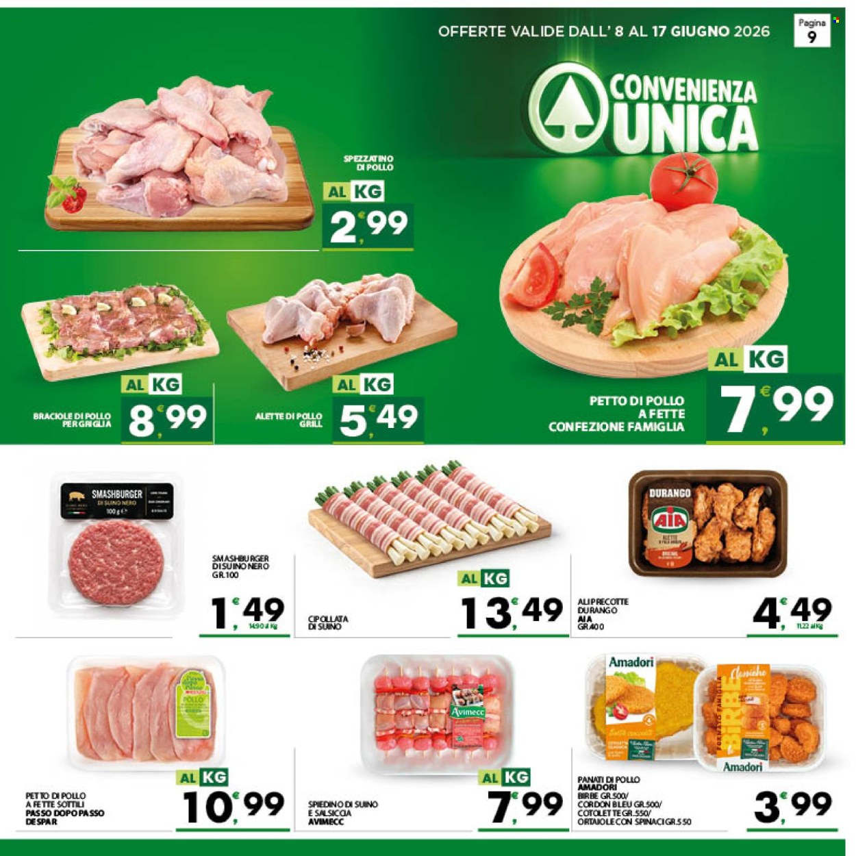 Leták Eurospar - 8.6.2026 - 17.6.2026. Strana 9