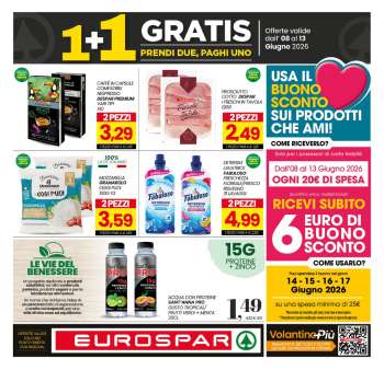 Volantino Eurospar - 8/6/2026 - 13/6/2026.