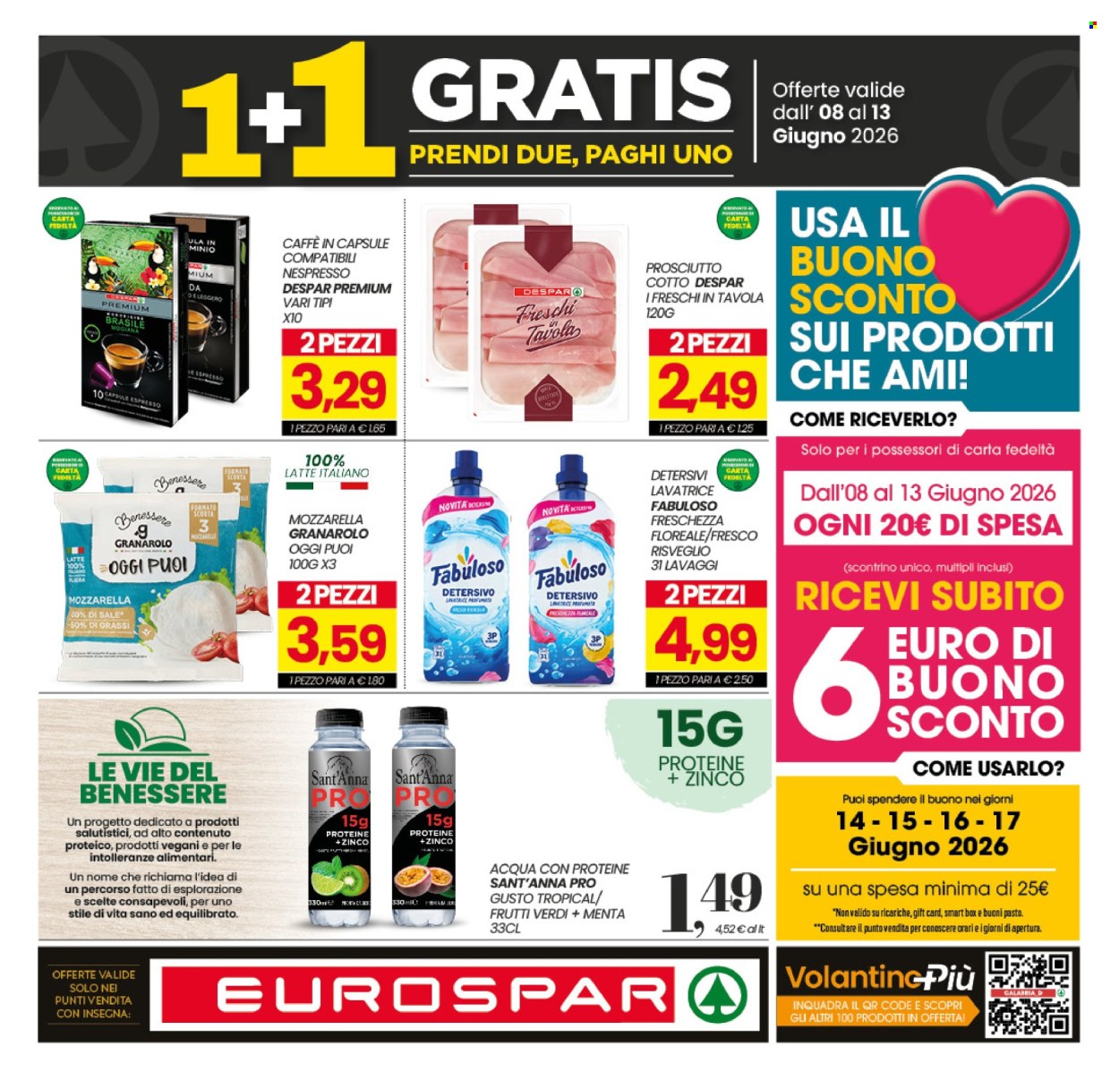 Leták Eurospar - 8.6.2026 - 13.6.2026. Strana 1