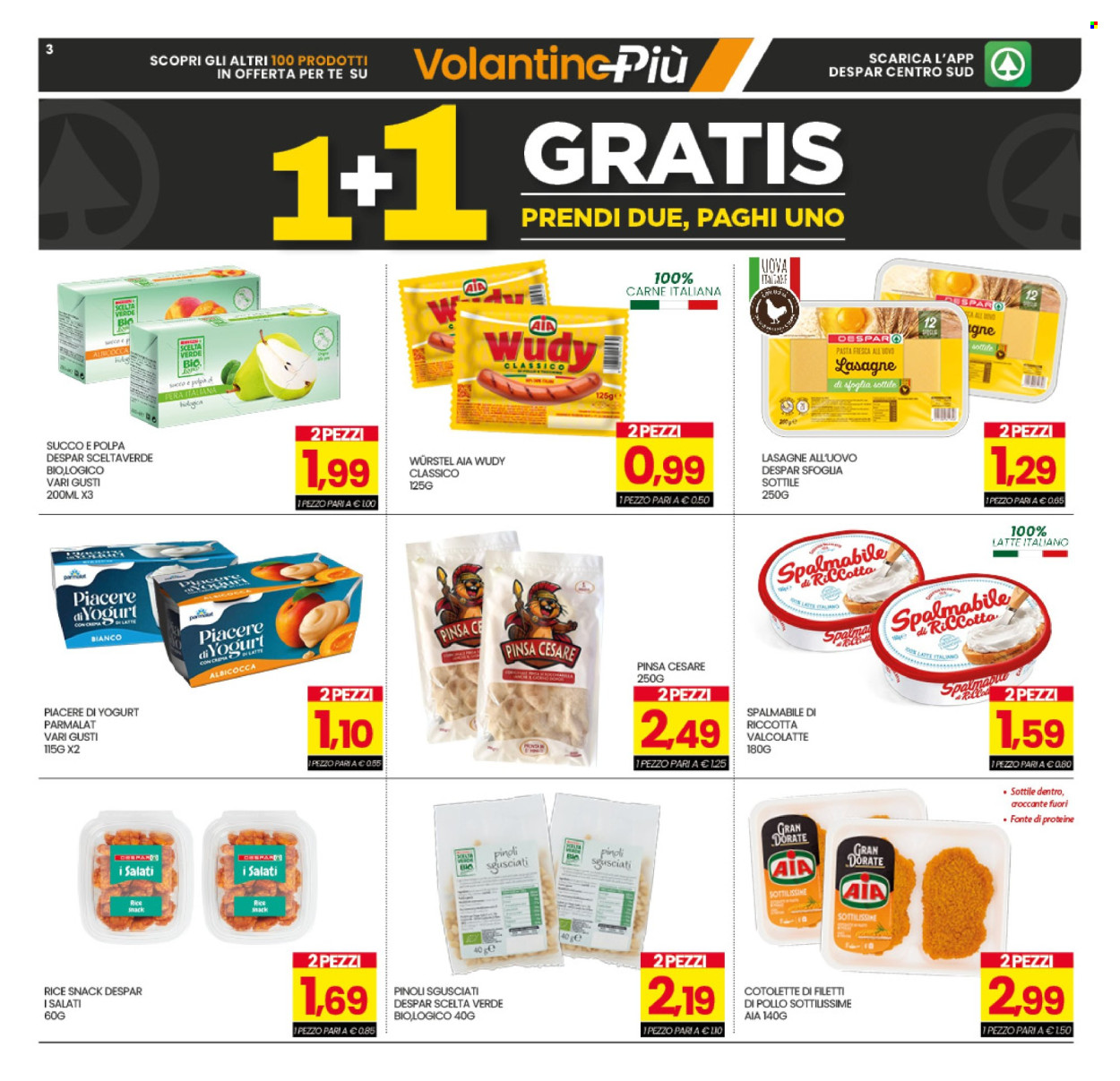 Volantino Eurospar - 8/6/2026 - 13/6/2026. Pagina 3