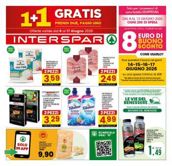 Volantino Interspar - 8/6/2026 - 17/6/2026.