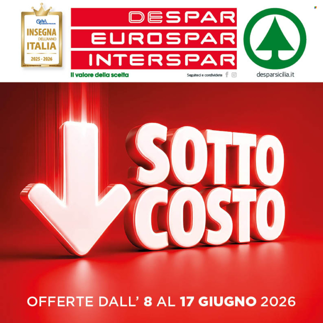 Leták Interspar - 8.6.2026 - 17.6.2026. Strana 1