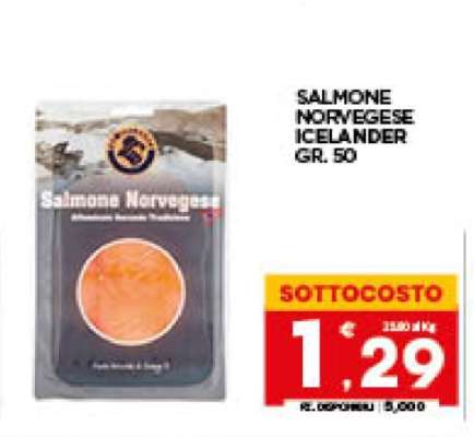 SALMONE NORVEGESE ICELANDER