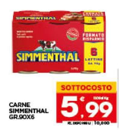 CARNE SIMMENTHAL GR.90X6