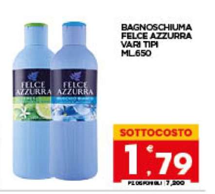 BAGNOSCHIUMA FELCE AZZURRA