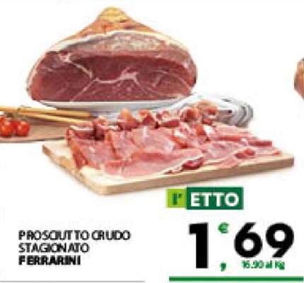 PROSCIUTTO CRUDO STAGIONATO FERRARINI