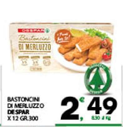 Bastoncini di merluzzo DESPAR