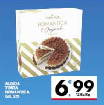 ALGIDA TORTA ROMANTICA GR. 570