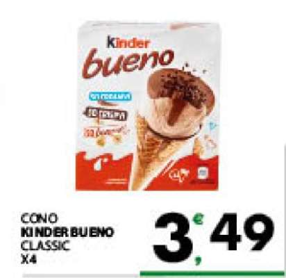 CONO KINDER BUENO CLASSIC X4