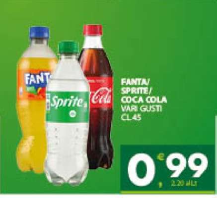 Fanta/Sprite/Coca Cola