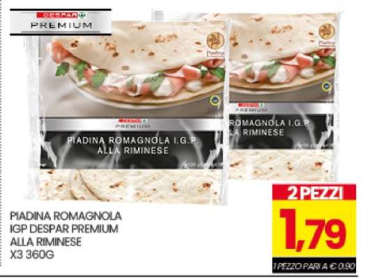 PIADINA ROMAGNOLA IGP DESPAR PREMIUM ALLA RIMINESE