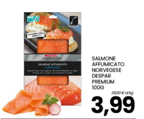 SALMONE AFFUMICATO NORVEGESE DESPAR PREMIUM 100G
