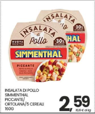 Insalata di pollo Simmenthal