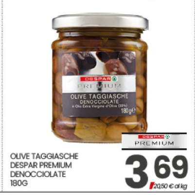OLIVE TAGGIASCHE DESPAR PREMIUM DENOCIOCLATE 180G