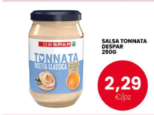 SALSA TONNATA DESPAR 250G