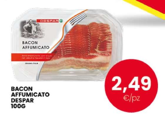 BACON AFFUMICATO DESPAR 100G