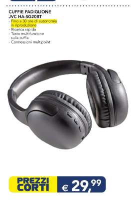 CUFFIE PADIGLIONE JVC HA-SG20BT