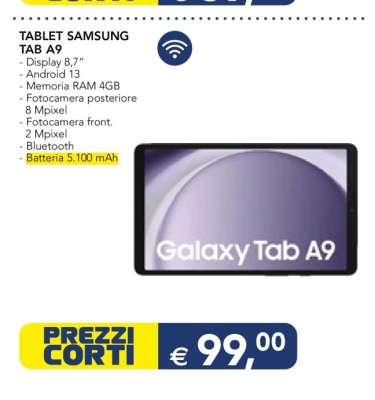TABLET SAMSUNG TAB A9