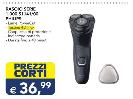 RASOIO SERIE 1.000 S1141/00 PHILIPS