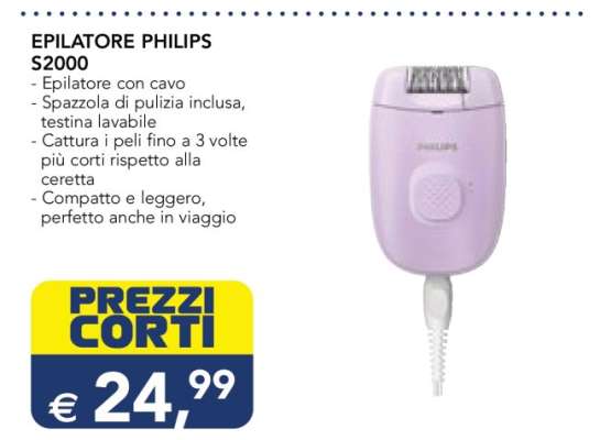 EPILATORE PHILIPS S2000