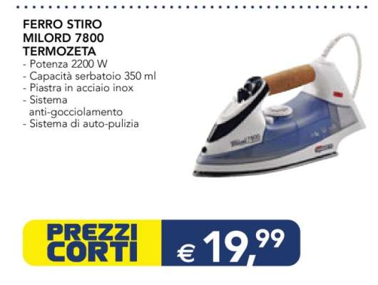 FERRO STIRO MILORD 7800 TERMOZETA