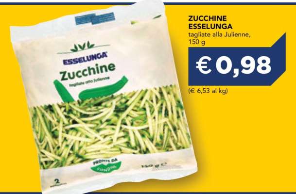 ZUCCHINE ESSELUNGA