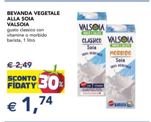 Bevanda Vegetale alla Soia Valsoia
