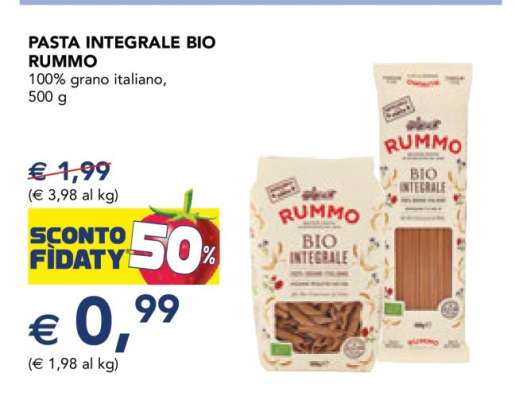 PASTA INTEGRALE BIO RUMMO