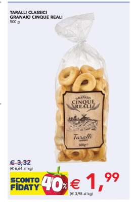 TARALLI CLASSICI GRANAIO CINQUE REALI