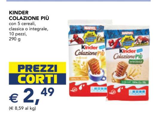 KINDER COLAZIONE PIÙ