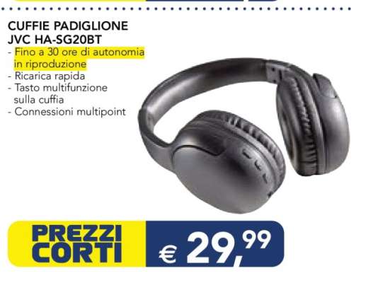 CUFFIE PADIGLIONE JVC HA-SG20BT