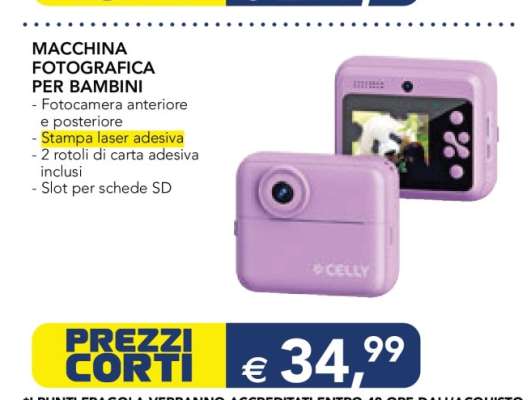 MACCHINA FOTOGRAFICA PER BAMBINI