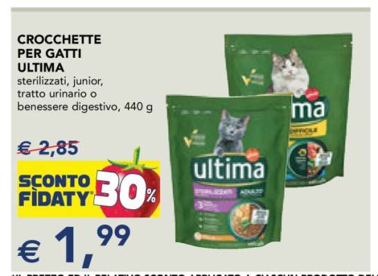 Crocchette per Gatti Ultima