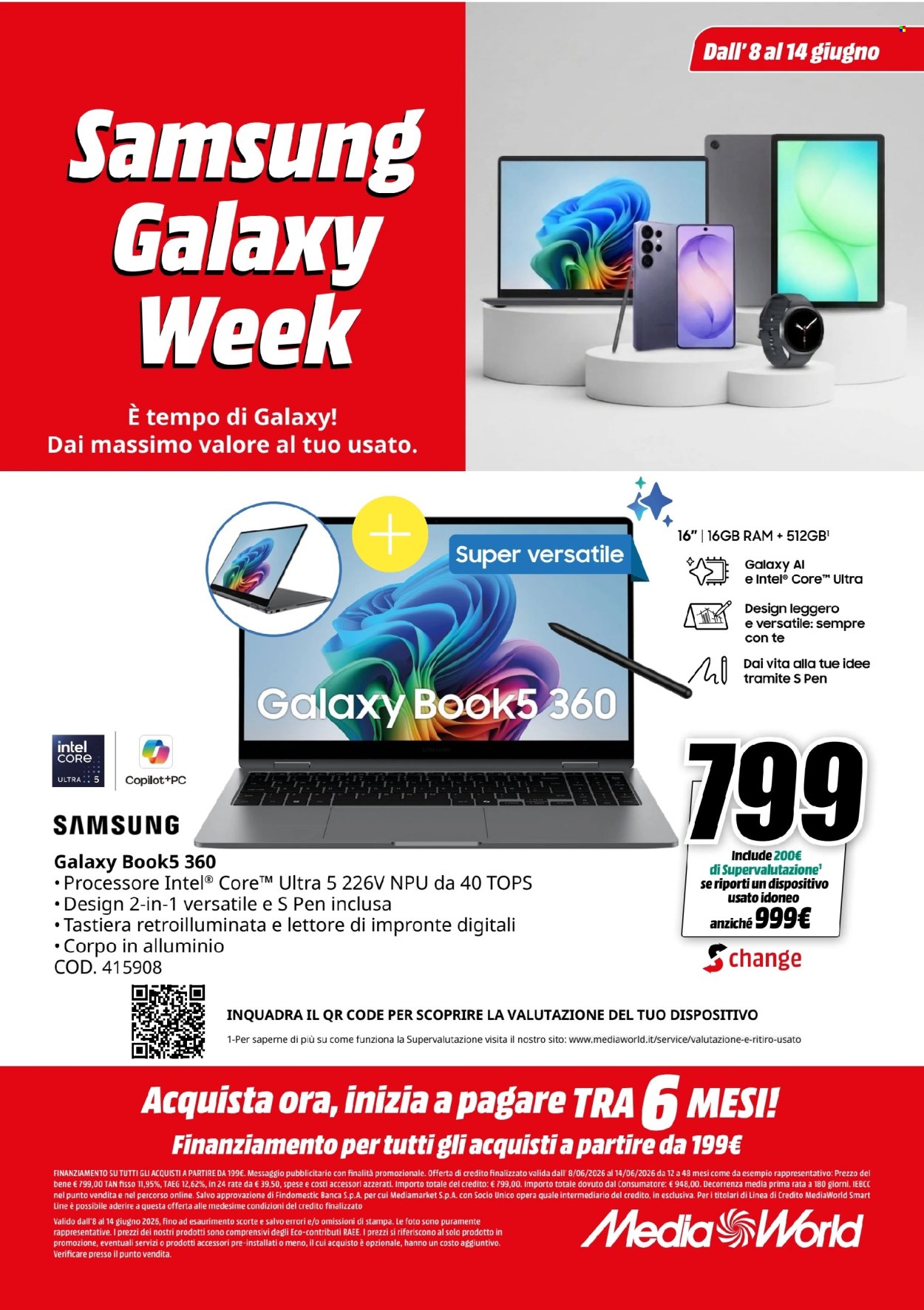 Volantino MediaWorld - 8/6/2026 - 14/6/2026. Pagina 2