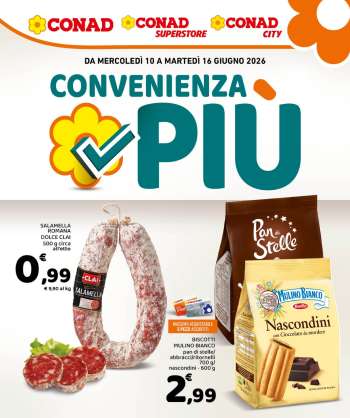 Volantino Conad - 10/6/2026 - 16/6/2026.