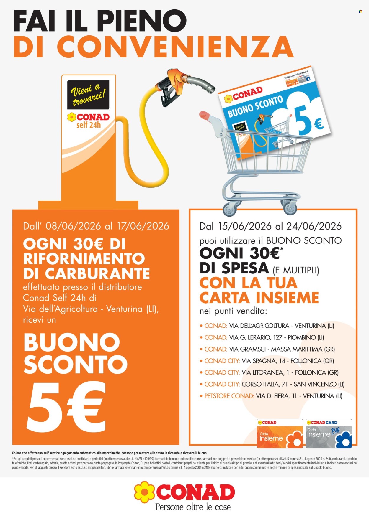 Leták Conad - 8.6.2026 - 17.6.2026. Strana 1