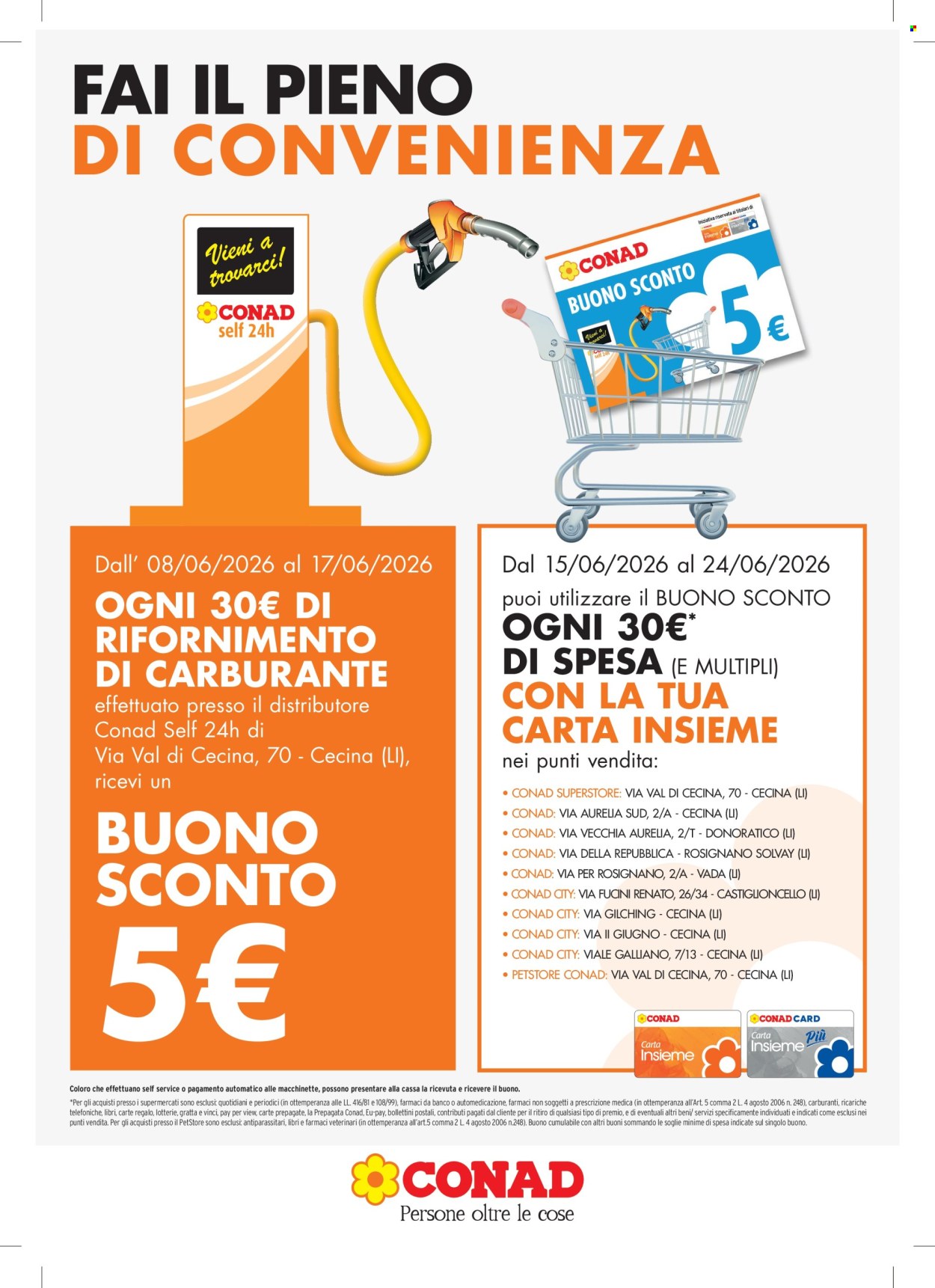 Leták Conad - 8.6.2026 - 17.6.2026. Strana 1