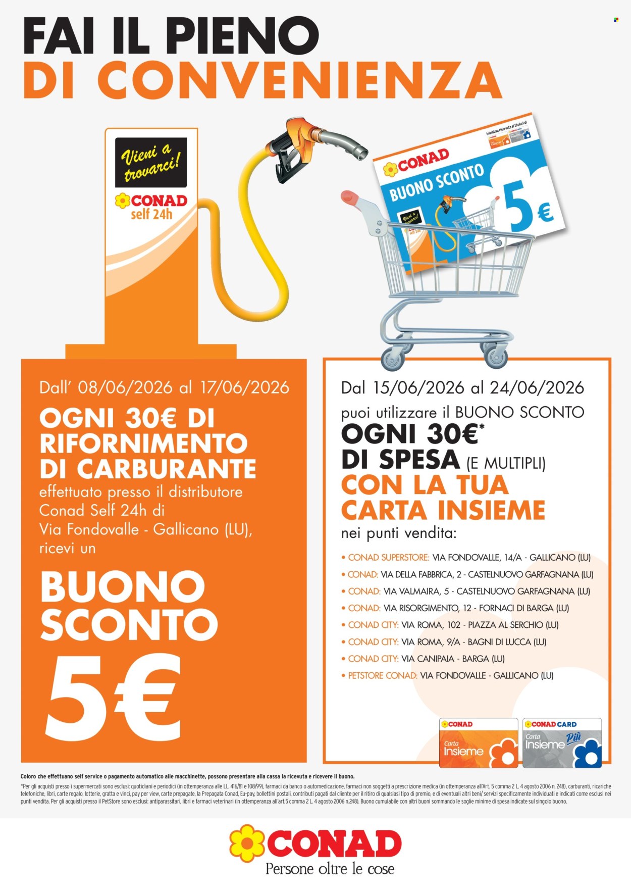 Volantino Conad - 8/6/2026 - 17/6/2026. Pagina 1