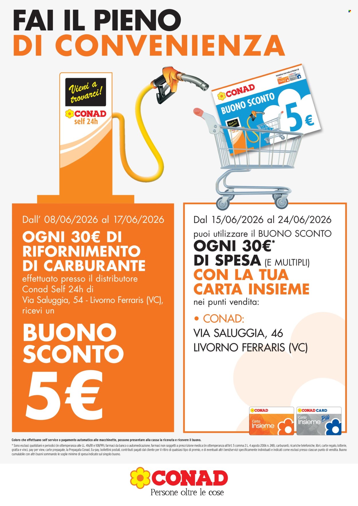 Leták Conad - 8.6.2026 - 17.6.2026. Strana 1