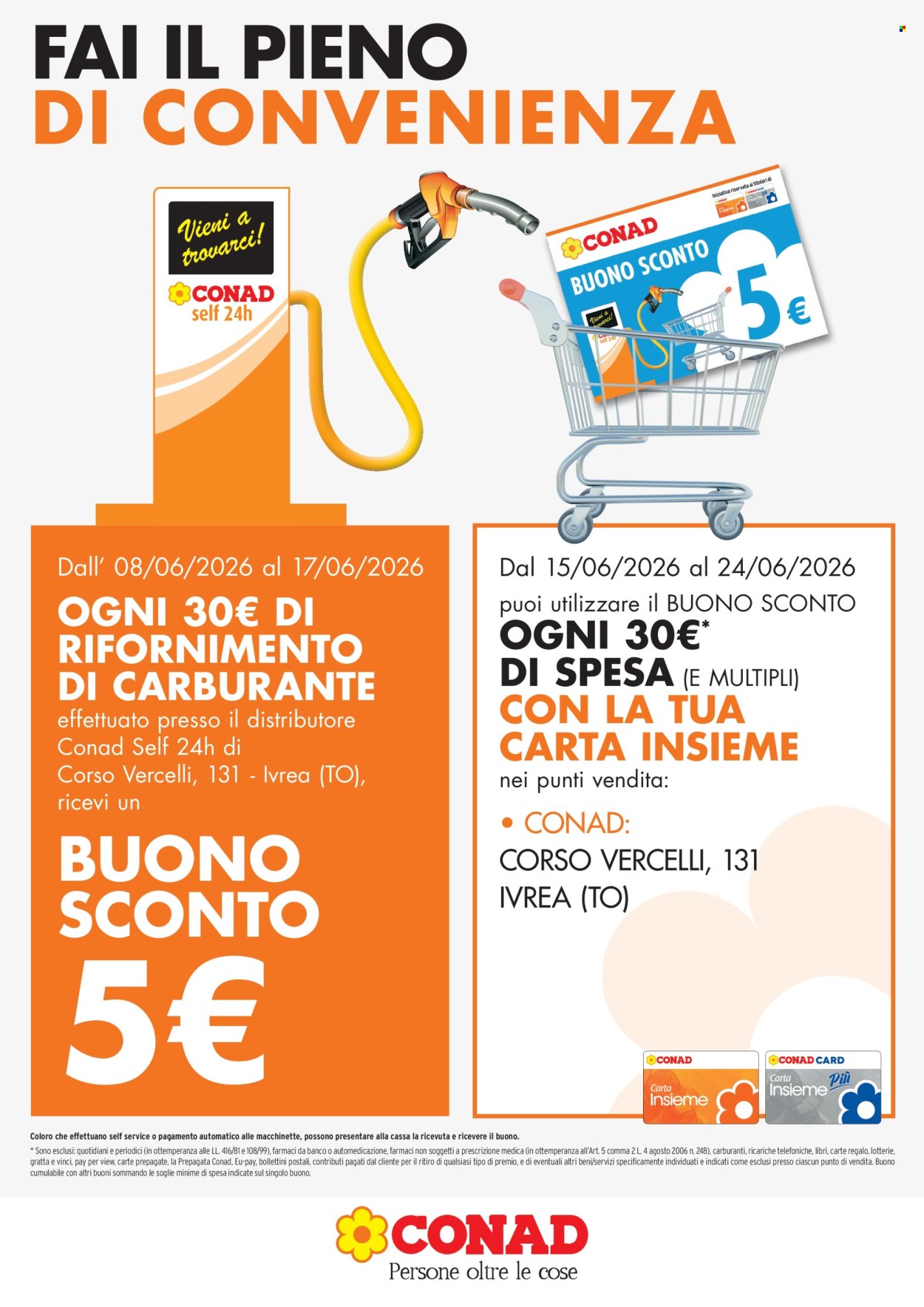 Leták Conad - 8.6.2026 - 17.6.2026. Strana 1