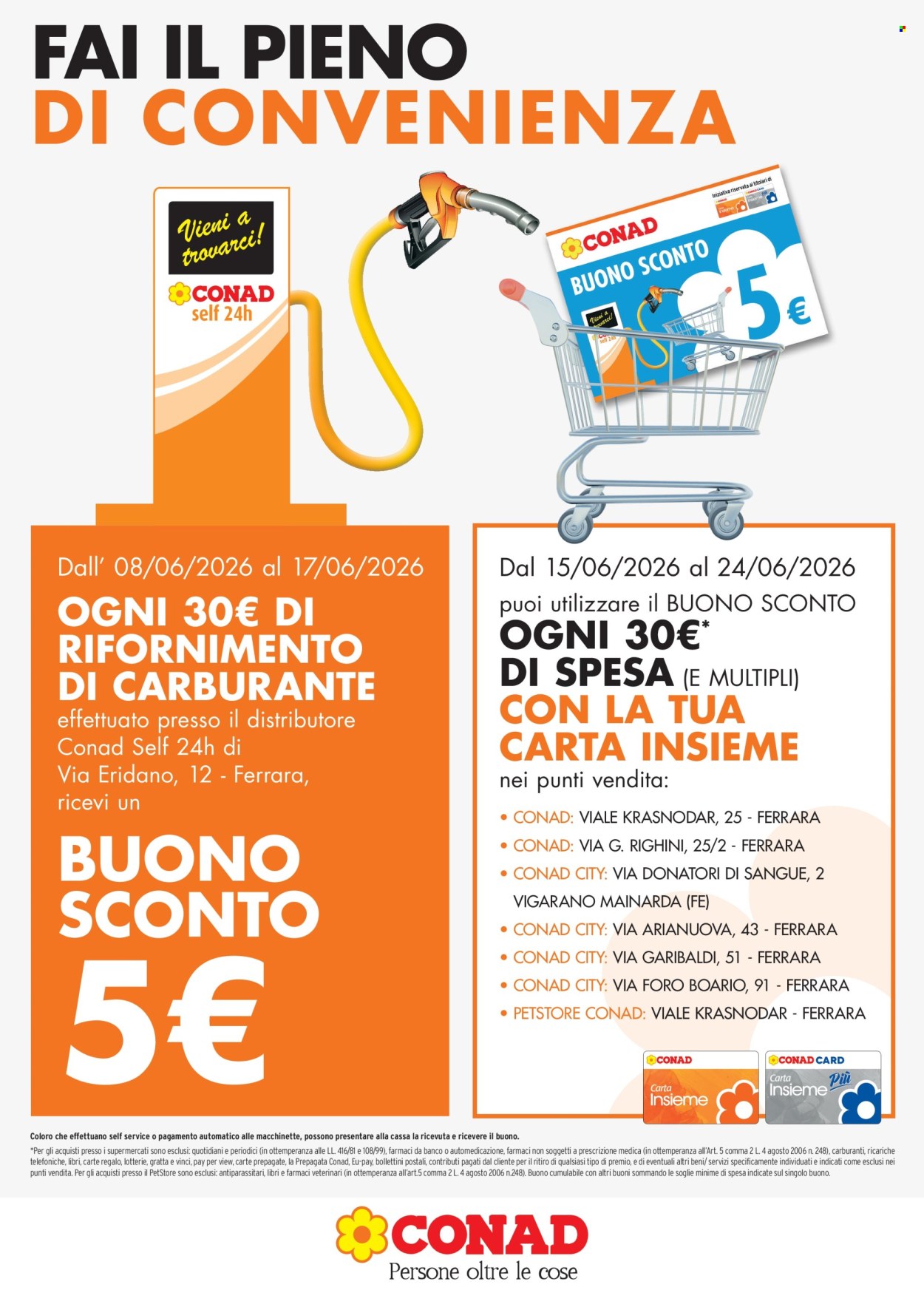 Volantino Conad - 8/6/2026 - 17/6/2026. Pagina 1
