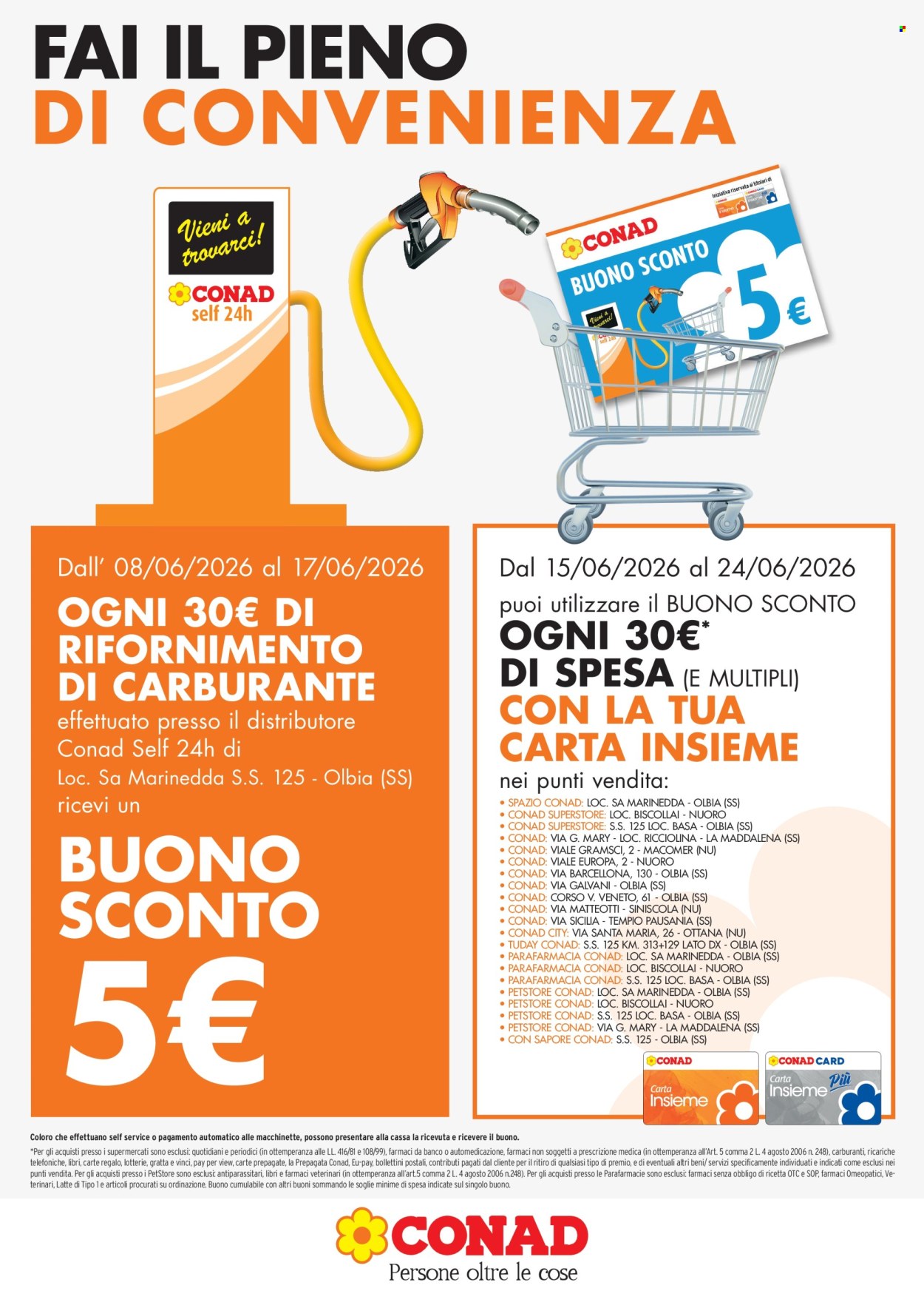 Leták Conad - 8.6.2026 - 17.6.2026. Strana 1