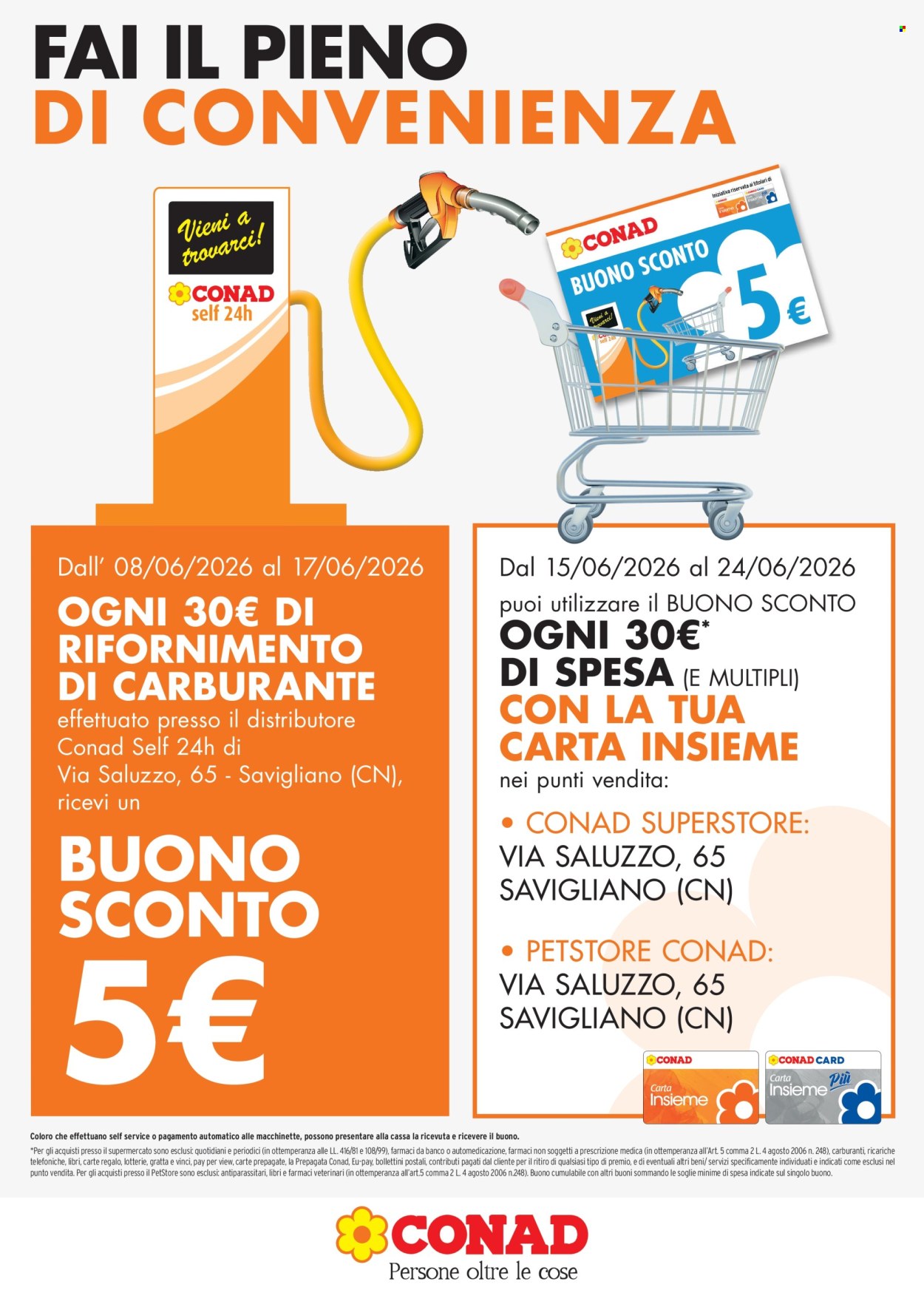Leták Conad - 8.6.2026 - 17.6.2026. Strana 1