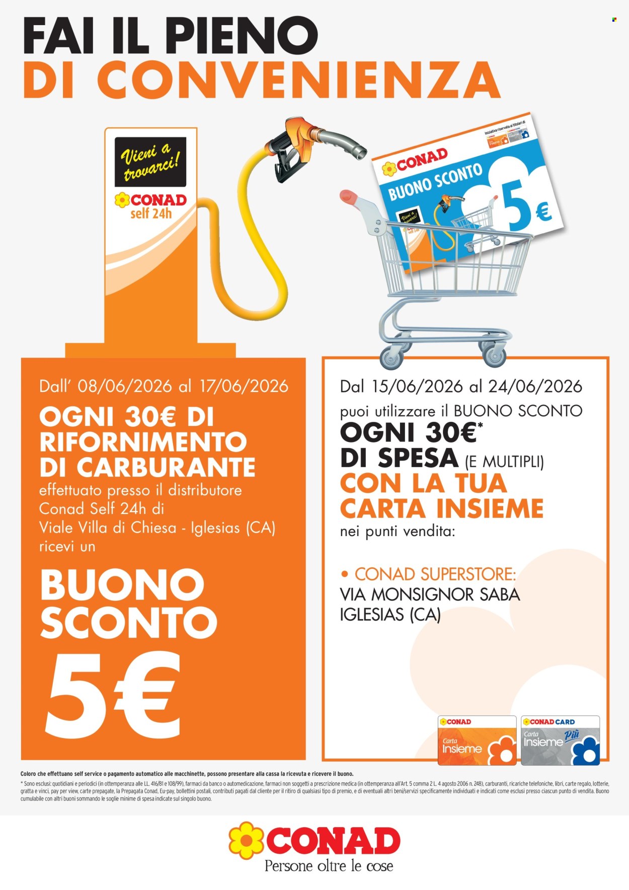 Leták Conad - 8.6.2026 - 17.6.2026. Strana 1