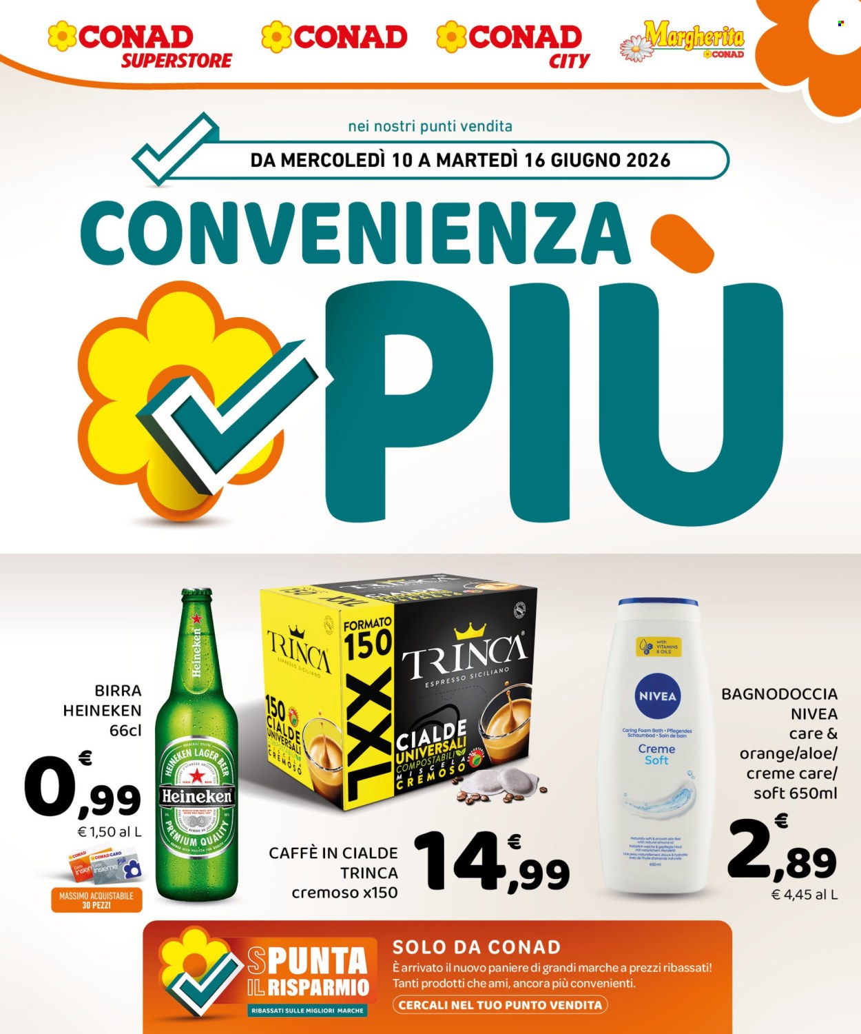 Leták Conad - 10.6.2026 - 16.6.2026. Strana 1