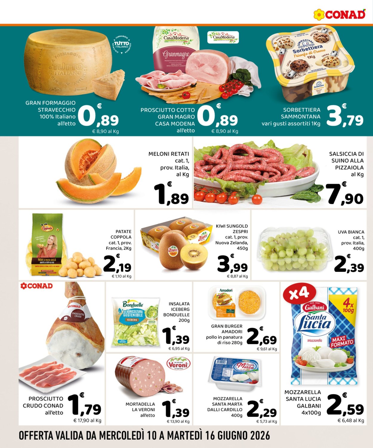 Leták Conad - 10.6.2026 - 16.6.2026. Strana 2